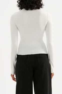 NUDE LUCY Xavier Long Sleeve Top SALT