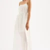 NUDE LUCY Ziki Maxi Dress WHITE