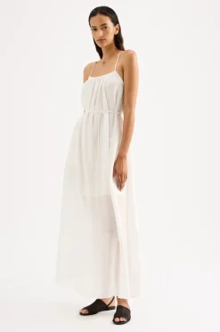 NUDE LUCY Ziki Maxi Dress WHITE