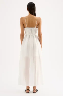 NUDE LUCY Ziki Maxi Dress WHITE