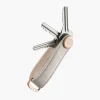 ORBITKEY Leather Key Organiser STONE