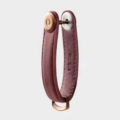 ORBITKEY Leather Key Organiser MULLED WINE
