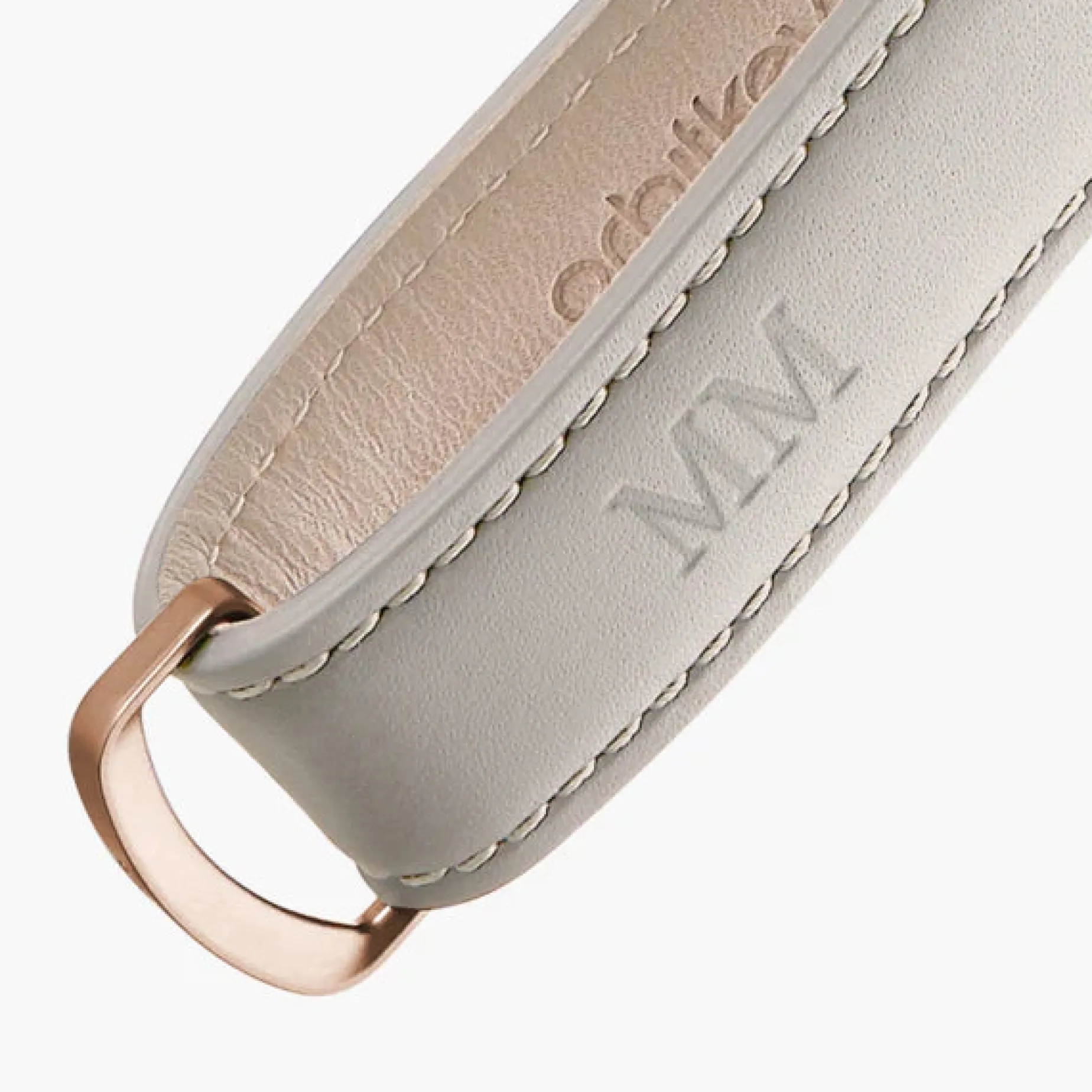 ORBITKEY Leather Key Organiser STONE