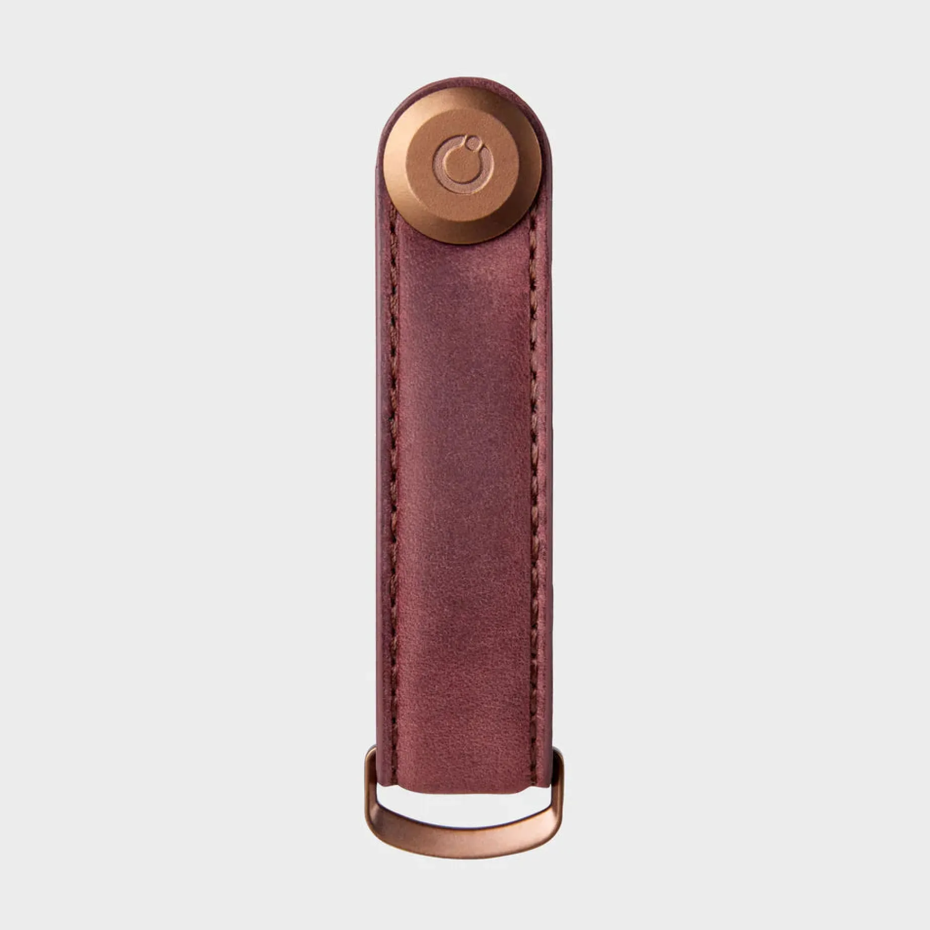 ORBITKEY Leather Key Organiser MULLED WINE
