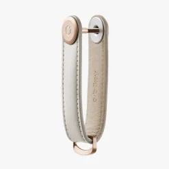 ORBITKEY Leather Key Organiser STONE
