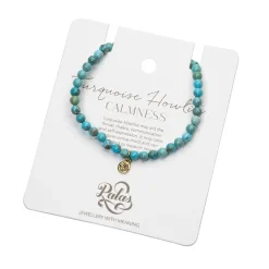 PALAS Healing Gem Bracelet TURQUOISE HOWLITE