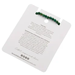PALAS Healing Gem Bracelet GREEN HOWLITE