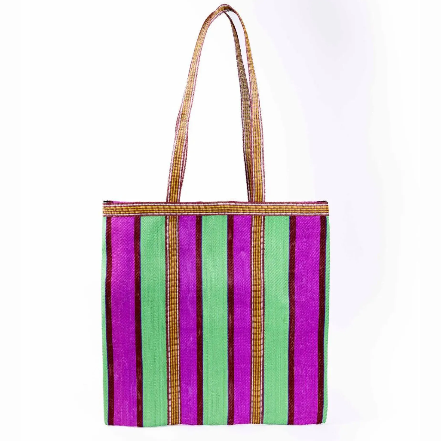 PARISIAN COOL Cannes Tote PURPLE+RASBERRY