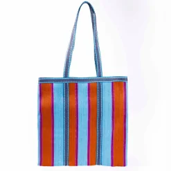 PARISIAN COOL La Rochelle Tote ORANGE+PINK+AQUA