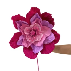 POP-PY Paper Flower Large HOT PINK