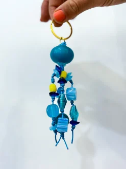 Resin Tassel Keychain BLUE