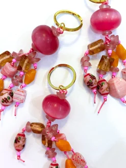 Resin Tassel Keychain PINK