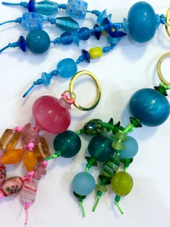 Resin Tassel Keychain PINK
