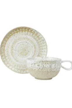 ROBERT GORDON Cup & Saucer WHITE CEYLON