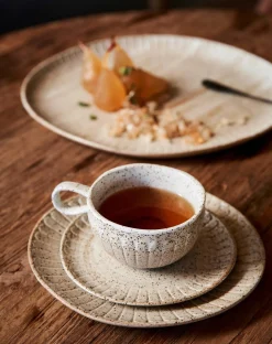 ROBERT GORDON Cup & Saucer WHITE CEYLON