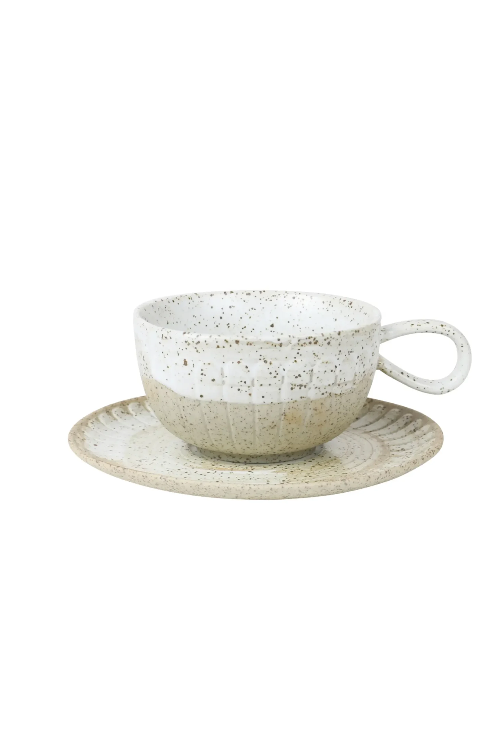 ROBERT GORDON Cup & Saucer WHITE CEYLON