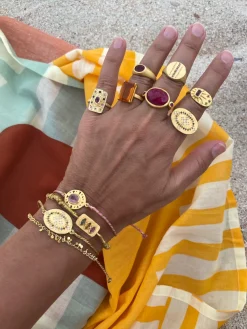 RT23 Glass Ring CITRINE