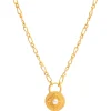 Ruby Teva Arabesque Necklace CABOCHON PEARL