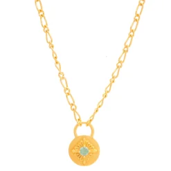 Ruby Teva Arabesque Necklace GREEN AVENTURINE