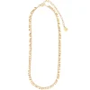 Ruby Teva Disc Necklace GOLD