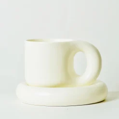 S&C Chubby Mug Set WHITE