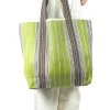 Shaped Market Bag GREEN GREY