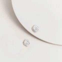 SUPER AMAZING Swirl Stud SILVER