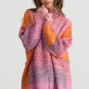 TALISMAN Eclipse Knit PINK + ORANGE