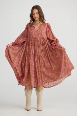 TALISMAN Wisteria Mini Dress AUTUMN SPRITZ