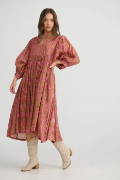 TALISMAN Wisteria Mini Dress AUTUMN SPRITZ