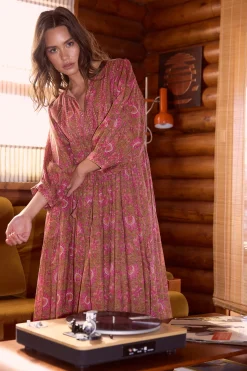 TALISMAN Wisteria Mini Dress AUTUMN SPRITZ