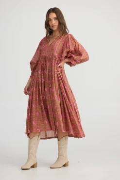 TALISMAN Wisteria Mini Dress AUTUMN SPRITZ