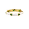 Tiger Tree Enamel and CZ Ring WHITE
