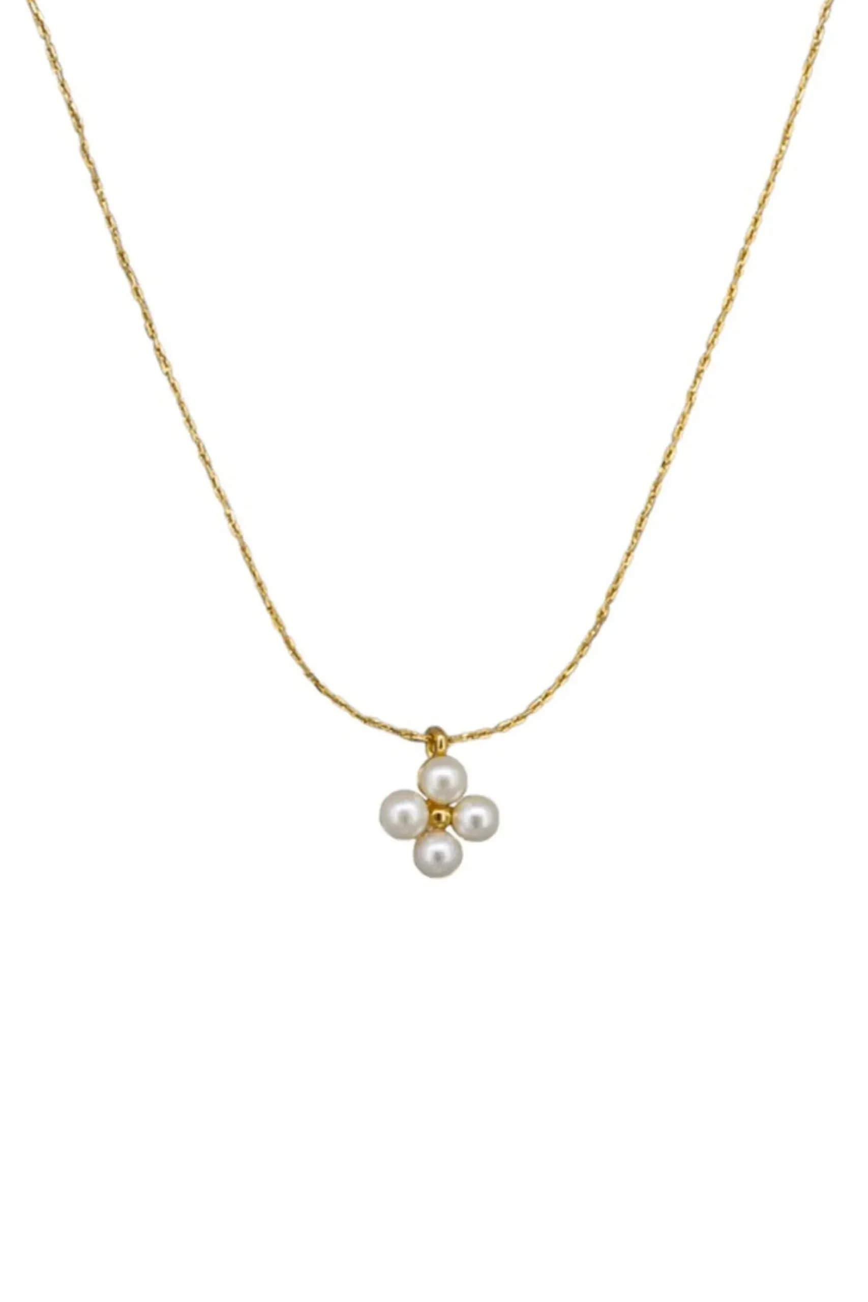 Tiger Tree Evie Necklace GOLD PEARL