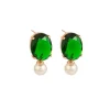 Tiger Tree Green Emerald Crystal Pearl