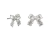 Tiger Tree Pollyanna Bow Studs SILVER