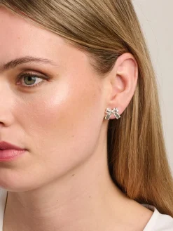 Tiger Tree Pollyanna Bow Studs SILVER