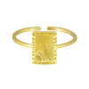 Tiger Tree Sun Rays Ring GOLD