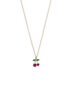 Tiger Tree Sweet Cherry Necklace
