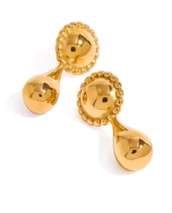 TOURISTE Dolce Drop Earrings GOLD