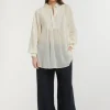URBAN LUXURY Boho Shirt CREAM