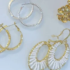White Light Earrings
