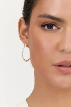 Wired Freshwater Pearl Hoops