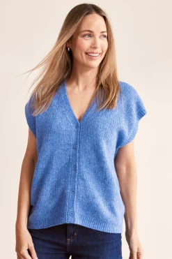 Wool Blend Vest DENIM