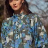 Zoe Kratzmann Crescendo Top FOREST BLUR